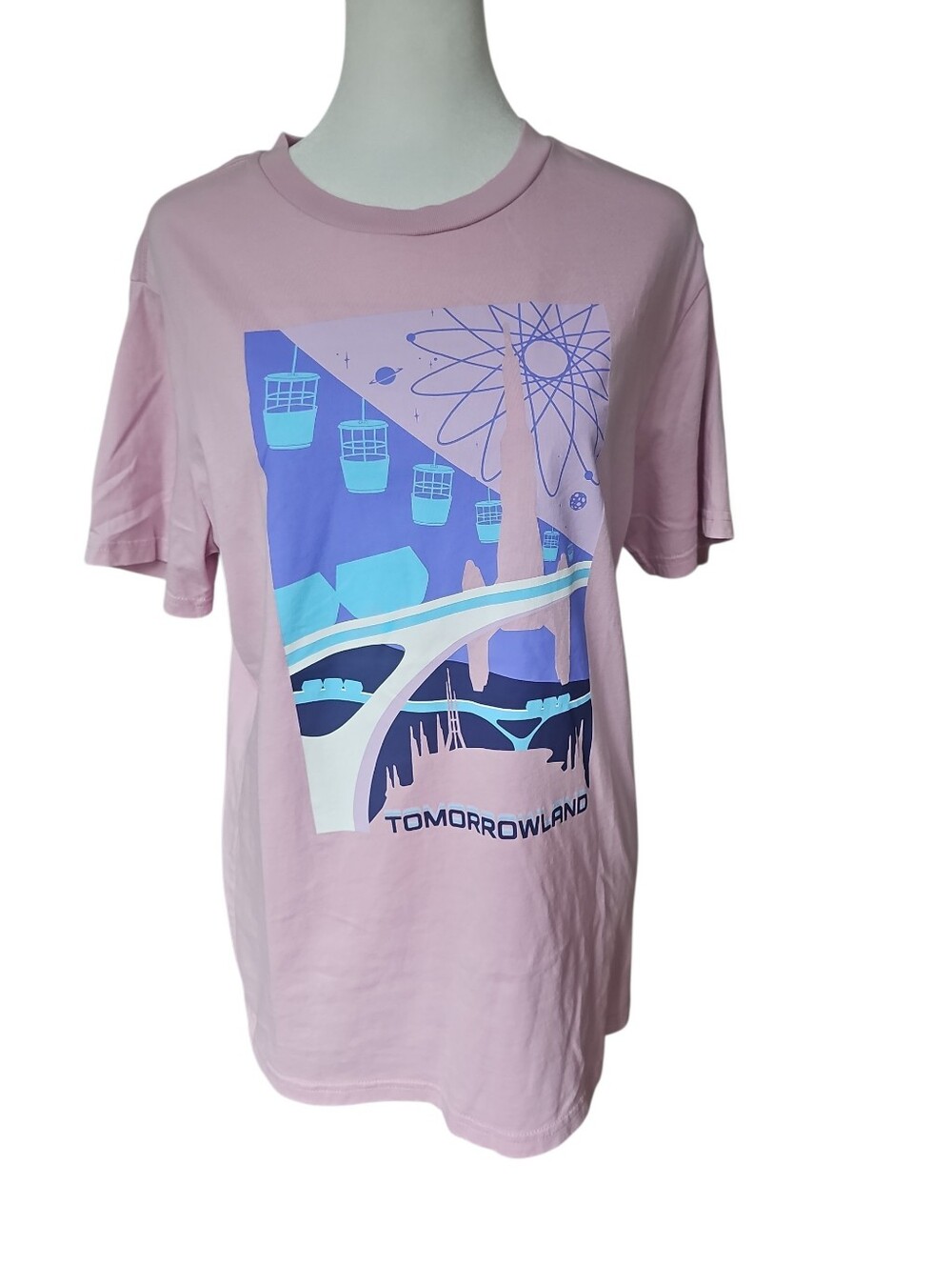 Disney Parks Magic Kingdom Tomorrowland Graphic Short Sleeve Small